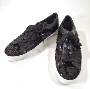 Sam Edelman - NEW black sequined sneakers